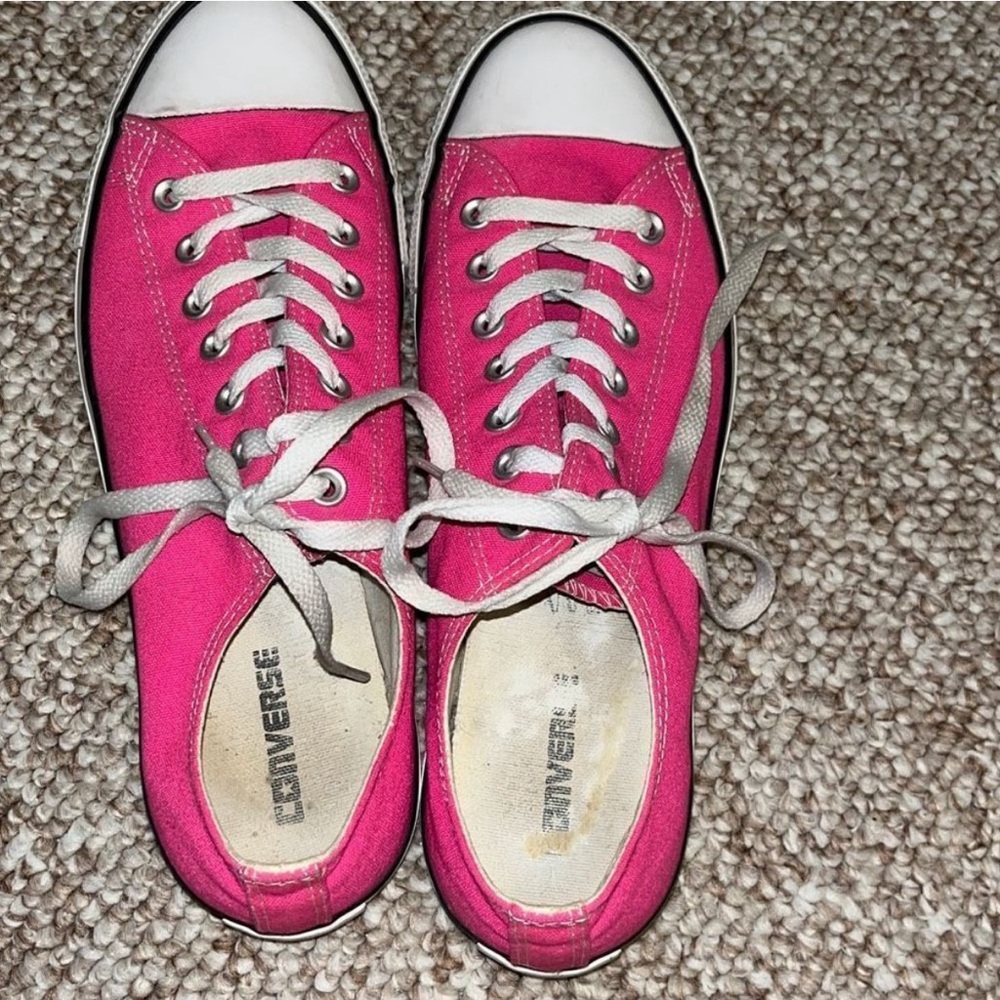 Converse Hot Pink Sneakers Size 8